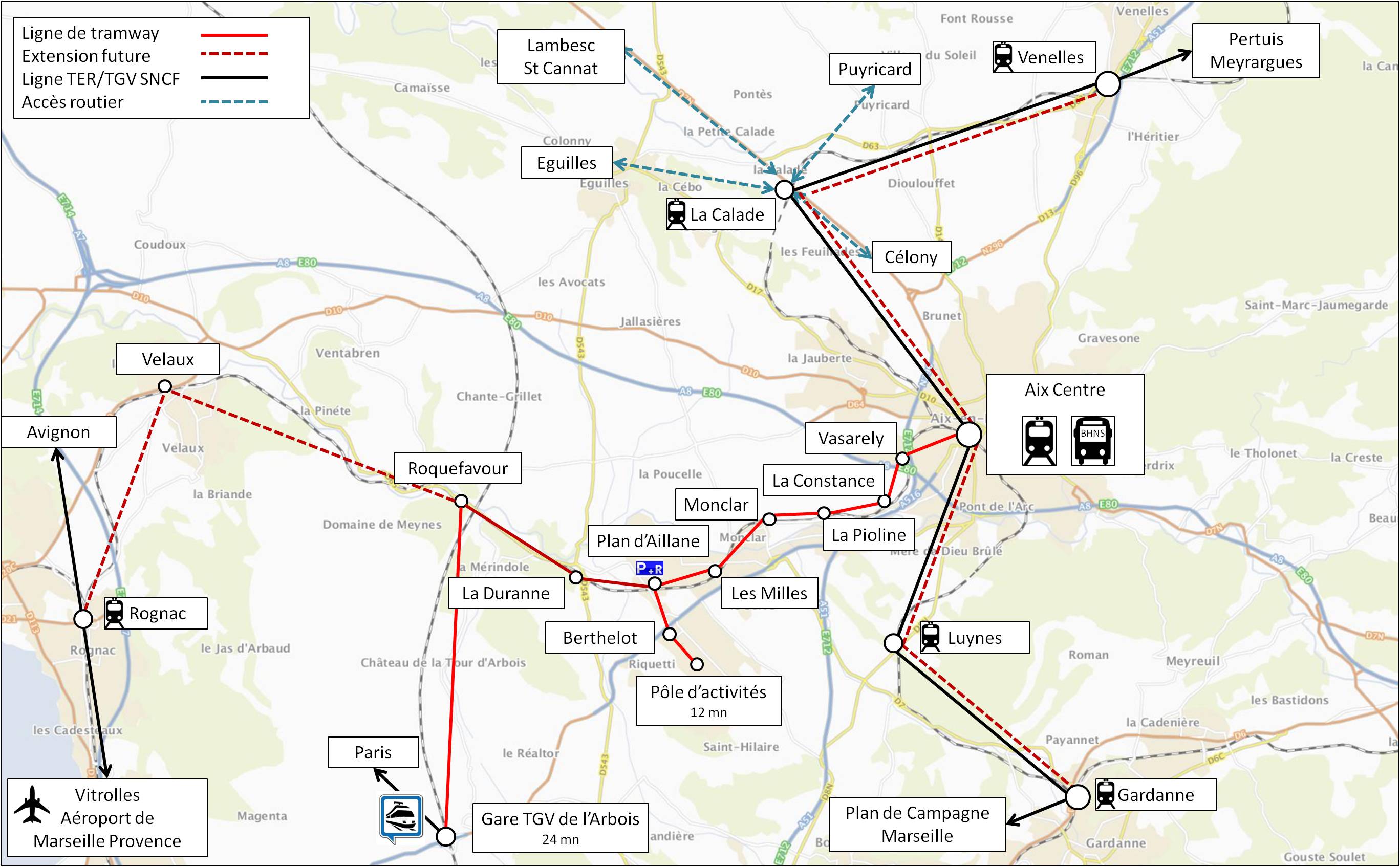 Plan du réseau